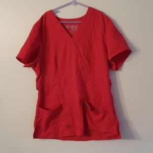 Raspberry Grey's Anatomy scrub top